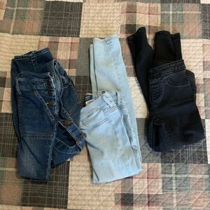 3 Bundle| 1  Girl overall |  2 Girl pants
